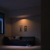Gemütliche Sofaecke mit Leuchte und Bildern
