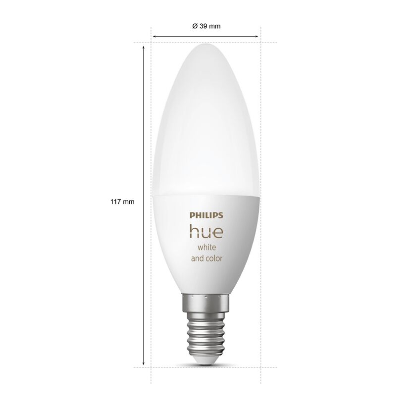 LED-Lampe 'Hue White & Color Ambiance' E14 5,3 W