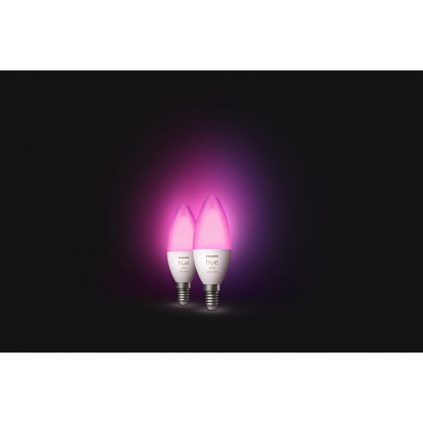 LED-Lampe 'Hue White & Color Ambiance' E14 5,3 W, 2er-Pack