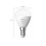 LED-Lampe 'Hue White' Luster E14 5,7 W