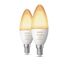Zwei Philips Hue White Ambiance Lampen