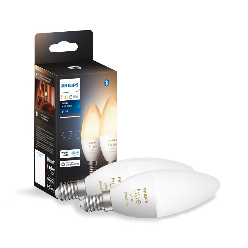 LED-Lampe 'Hue White Ambiance' E14 5,2 W, 2er-Pack
