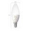 LED-Lampe 'Hue White Ambiance' E14 5,2 W, 2er-Pack