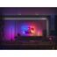 Wohnzimmer mit Philips Hue Lightstrip Gradient und Stehleuchten