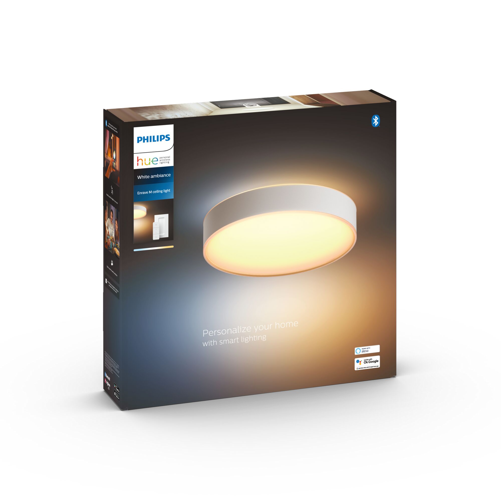 Philips Hue Enrave M Deckenleuchte in Verpackung