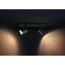 Verkleinertes Bild von LED-Spot 'Hue White Ambiance' Runner, schwarz 2-flammig, inkl. Dimmschalter