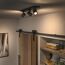 Schwarzer HUE Runner 3er-Spot an der Decke
