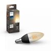 Philips Hue White Filament Candle, Verpackung und Produkt