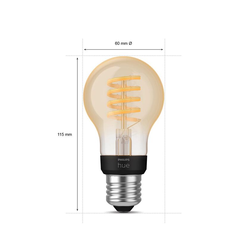 LED-Filamentlampe 'Hue White Ambiance' E27 7 W