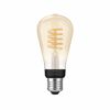 Philips Hue Edison gold LED-Lampe mit Spiralfilament.