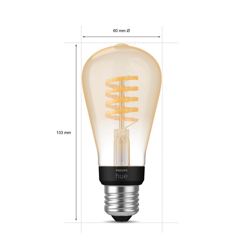 LED-Filamentlampe 'Hue White Ambiance' Edison ST64 E27 7 W
