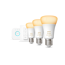 Verkleinertes Bild von Starter-Set 'Hue White Ambiance' inkl. 3 x LED-Lampe E27, Dimmschalter