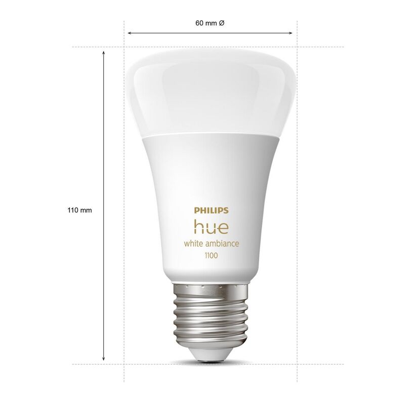 Starter-Set 'Hue White Ambiance' inkl. 3 x LED-Lampe E27, Dimmschalter