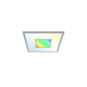 LED-Panelleuchte 'Magic Cento' CCT/RGB silbern 2200 lm 44,5 x 44,5 x 6 cm