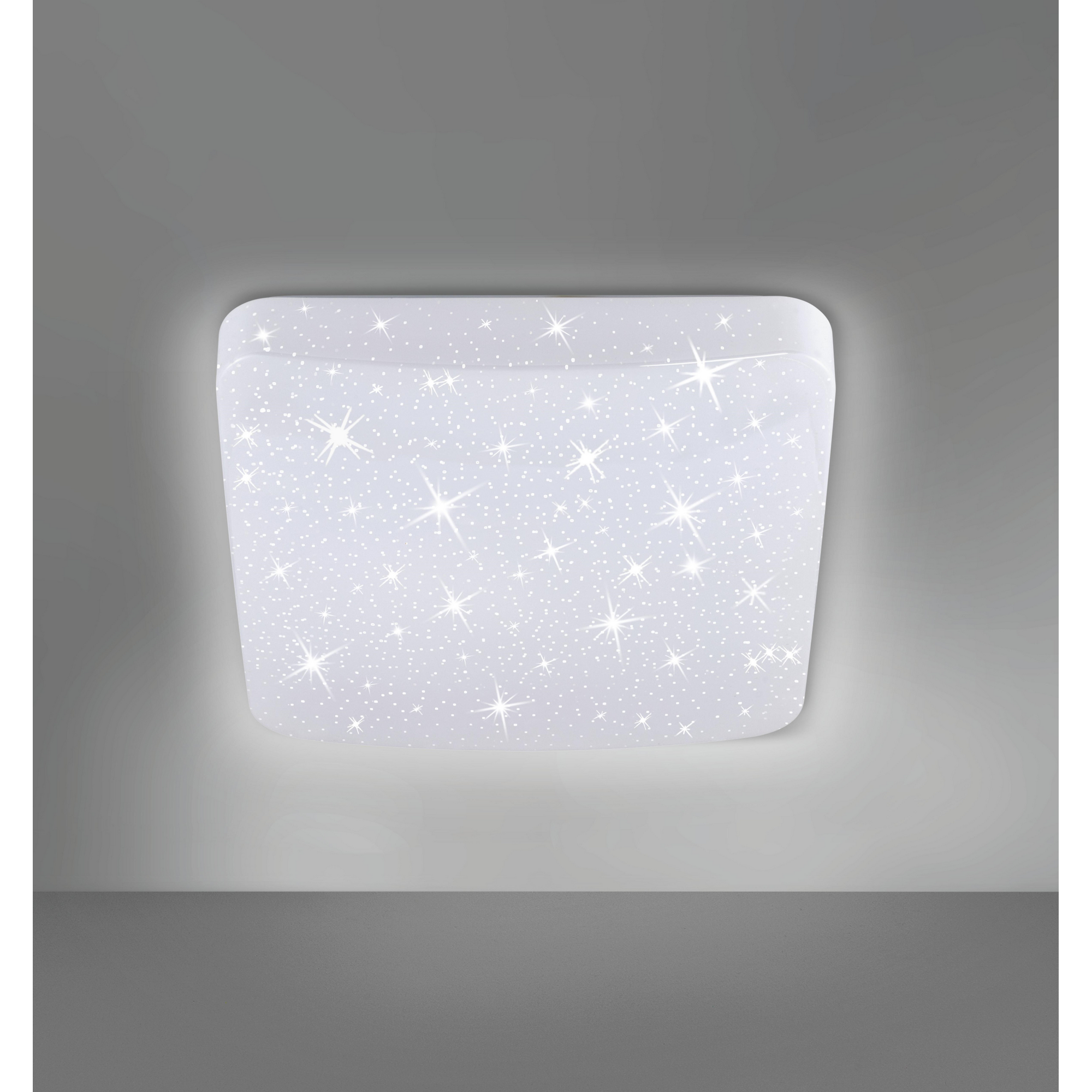 LED-Deckenleuchte 'Sterneffekt' weiß 27,8 x 27,8 cm 12 W 1300 lm + product picture