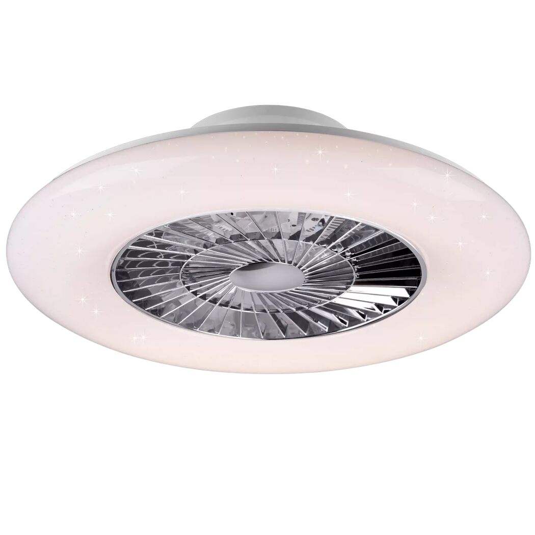 LED-Deckenventilator mit Beleuchtung 40 W 3900 lm warmweiß bis tageslichtweiß Ø 59,5 x 20,5 cm