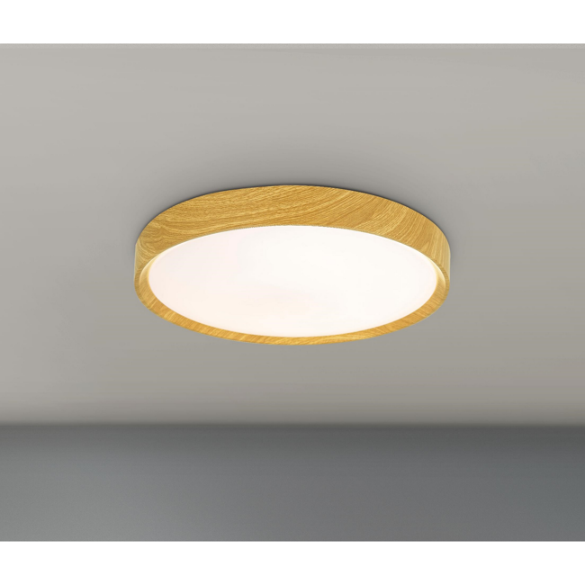 Bild von Deckenleuchte holzfarben 40 W, Ø 43 cm