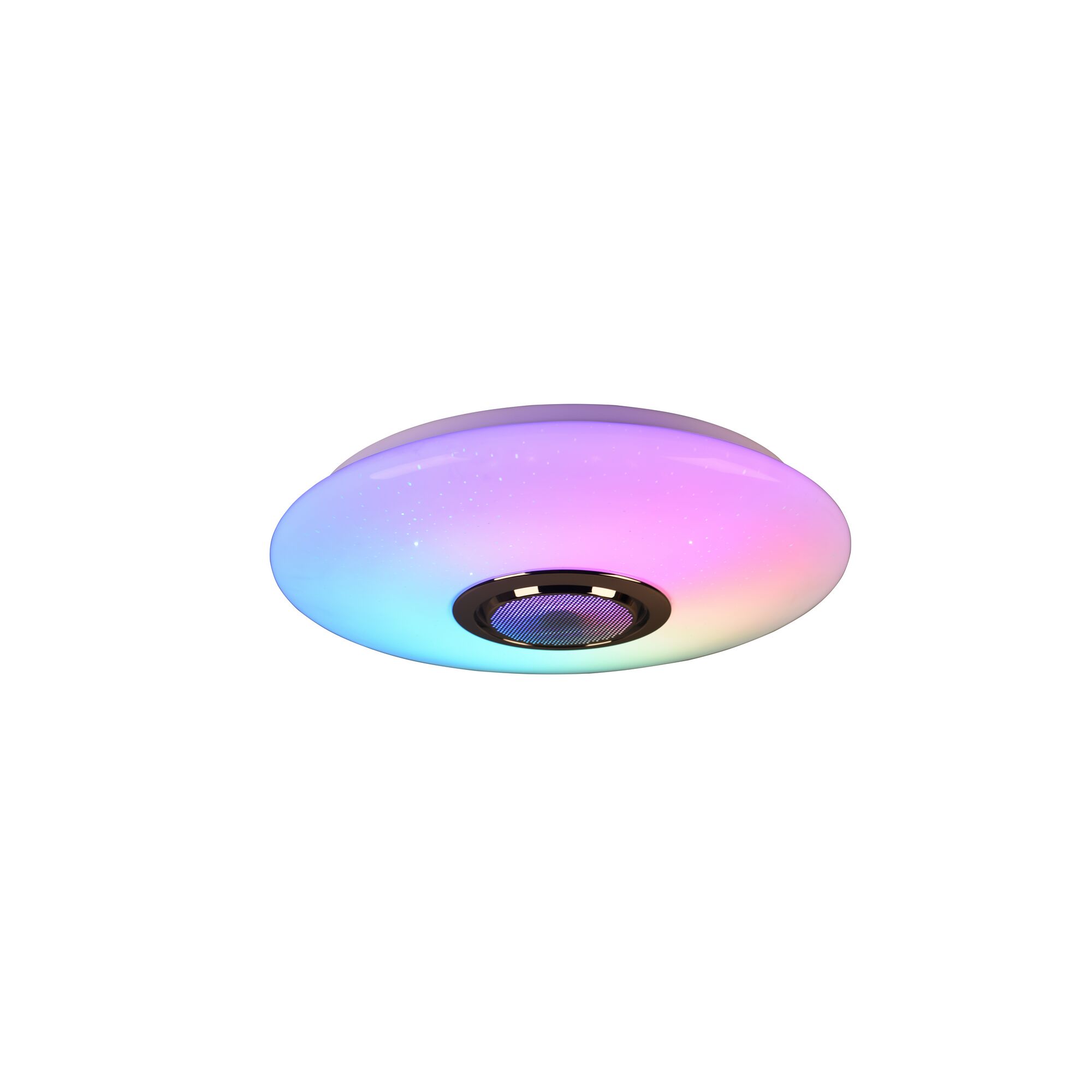 Deckenleuchte Musica mit Farbwechsler und integriertem Lautsprecher