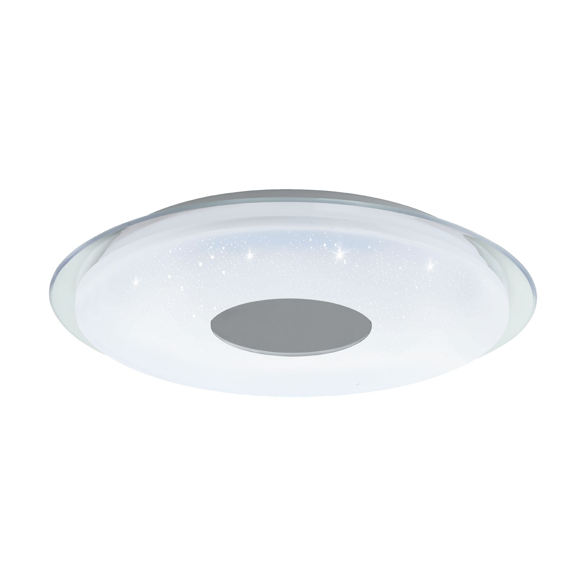 LED-Deckenleuchte Lanciano mit Kristalleffekt