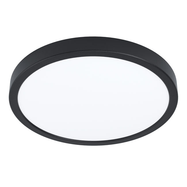 Bild von LED-Deckenleuchte 'Fueva-Z' Ø 28,5 cm schwarz 19,5 W