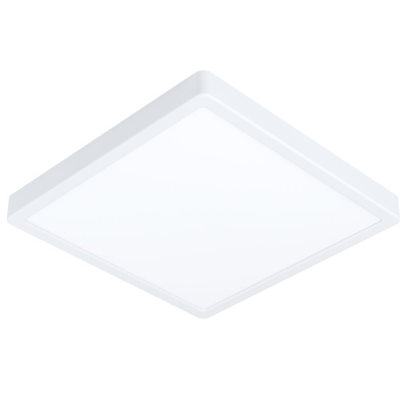 Weiße quadratische LED-Deckenleuchte Fueva-Z