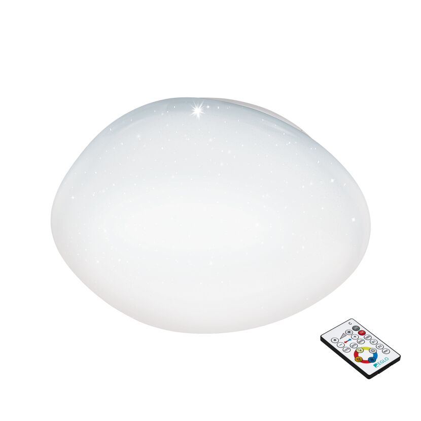 Weiße LED-Deckenleuchte mit Fernbedienung