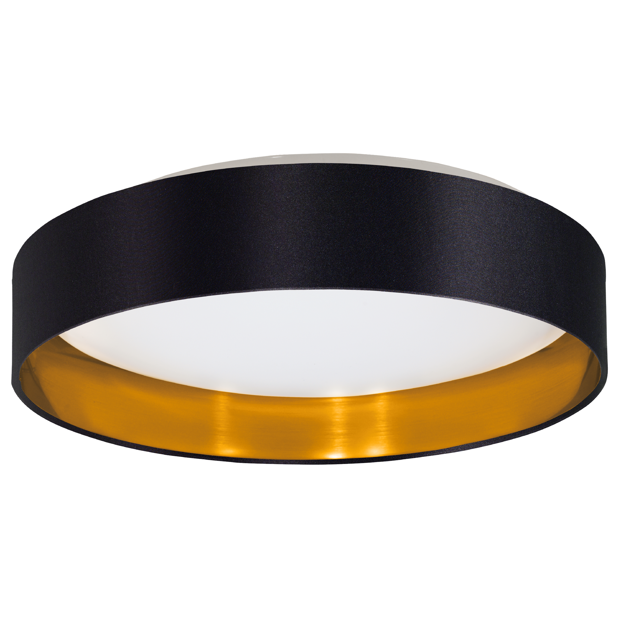 LED-Deckenleuchte 'Maserlo 2' schwarz/gold Ø 38 cm 21,6 W + product picture
