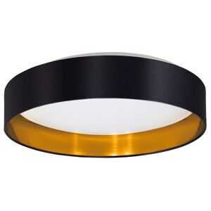 LED-Deckenleuchte 'Maserlo 2' schwarz/gold Ø 38 cm 21,6 W