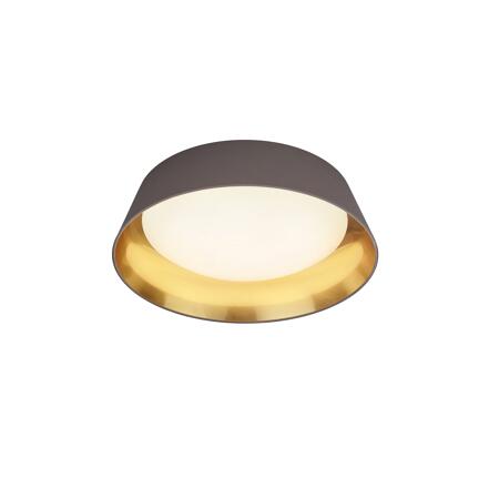 2. Bild von LED-Deckenleuchte 'Ponts' taupe/goldfarben Ø 45 cm