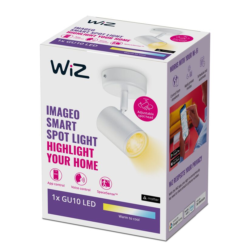 LED-Spotleuchte 'Imageo' weiß 1-flammig 345 lm