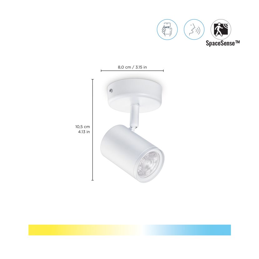 LED-Spotleuchte 'Imageo' weiß 1-flammig 345 lm