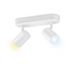 Dimmbarer Imageo LED-Spot mit warmweißem und tageslichtweißem Licht.