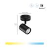 LED-Spot 'Imageo' dimmbar 345 lm warmweiß bis tageslichtweiß