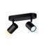 LED-Spotleuchte 'Imageo' schwarz 2-flammig 690 lm
