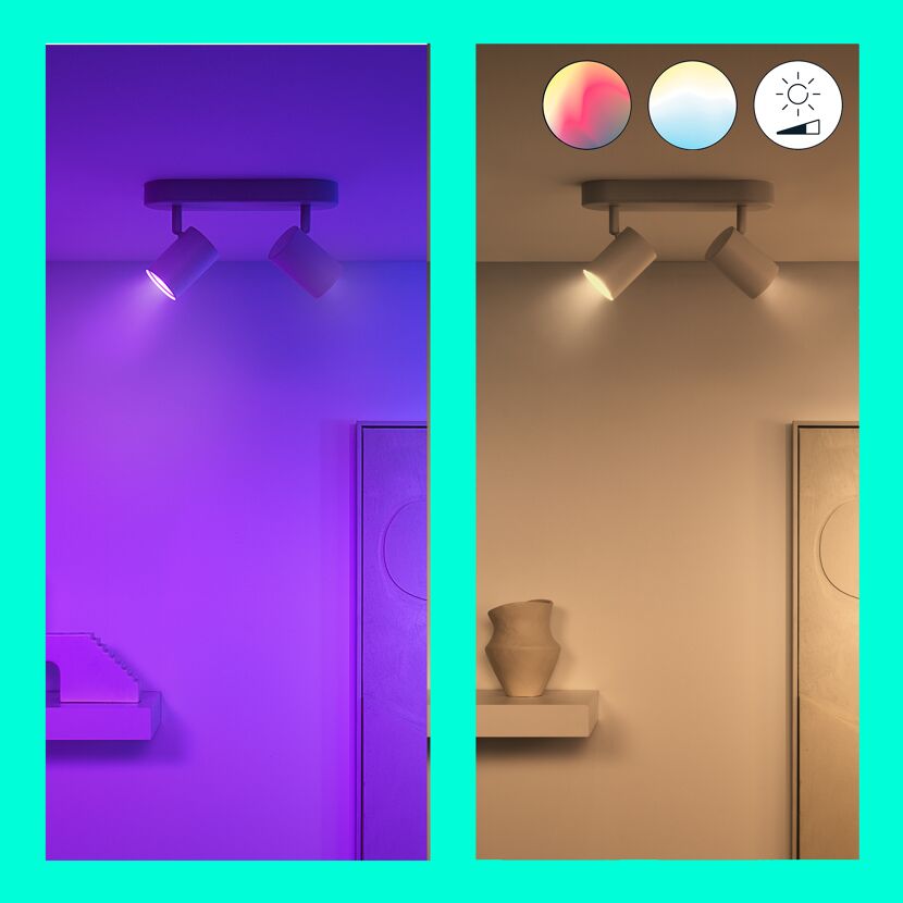 LED-Spotleuchte 'Imageo' weiß 2-flammig 690 lm