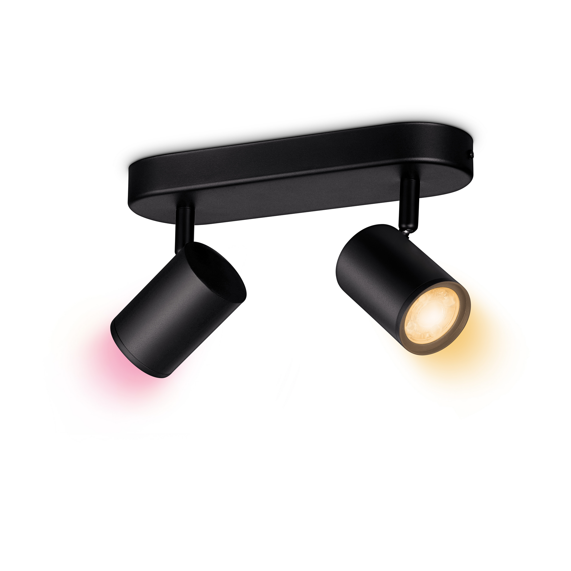 LED-Spotleuchte 'Imageo' schwarz 2-flammig 690 lm