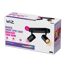 LED-Spotleuchte 'Imageo' schwarz 2-flammig 690 lm
