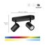 LED-Spotleuchte 'Imageo' schwarz 2-flammig 690 lm