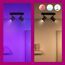 LED-Spotleuchte 'Imageo' schwarz 2-flammig 690 lm
