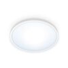 LED-Deckenleuchte 'SuperSlim' rund und weiß.