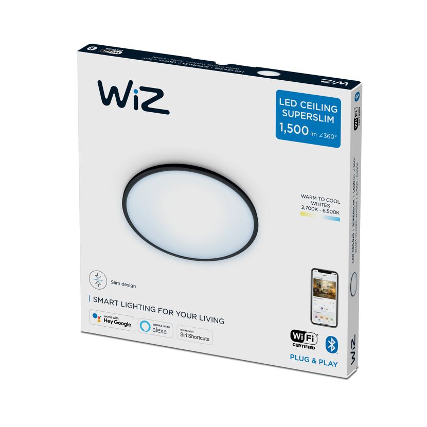Wiz LED Deckenleuchte Superslim in Verpackung