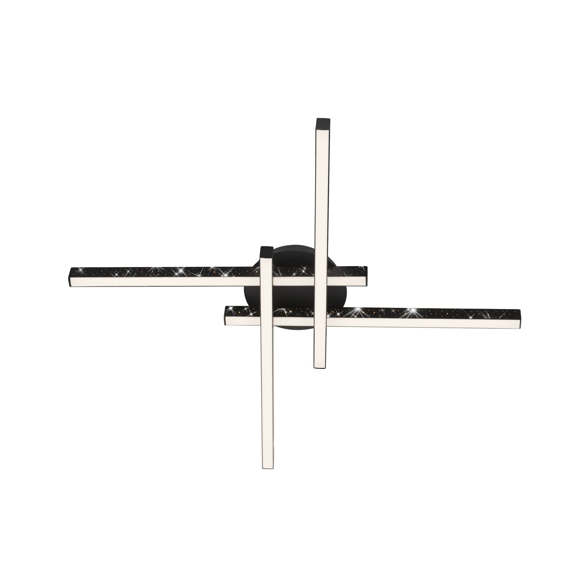 Moderne Deckenleuchte mit Glitzereffekt