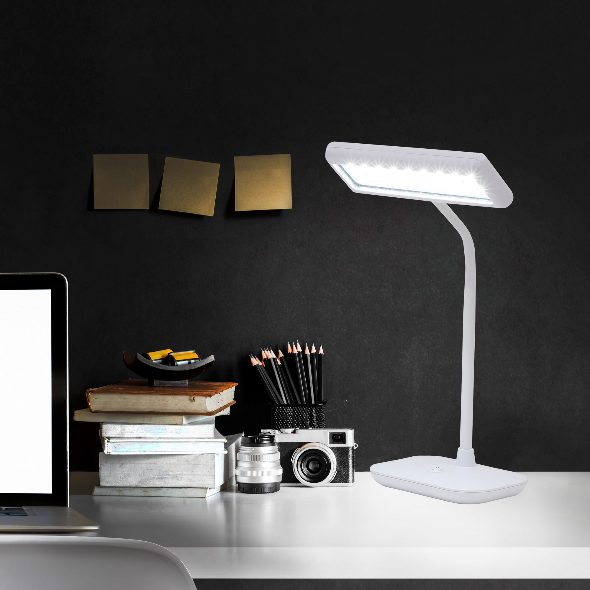 LED-Tischleuchte 'DAYLIGHT' Kunststoff weiß 44 x 23 x 12 cm