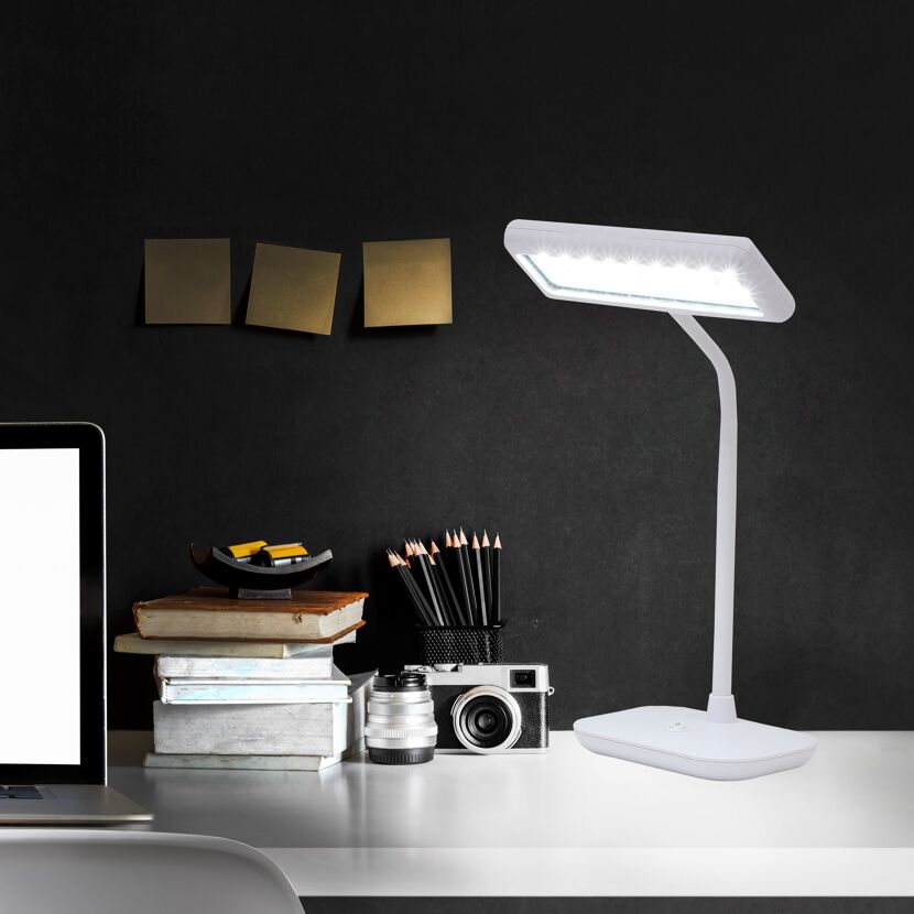 LED-Tischleuchte 'DAYLIGHT' Kunststoff weiß 44 x 23 x 12 cm