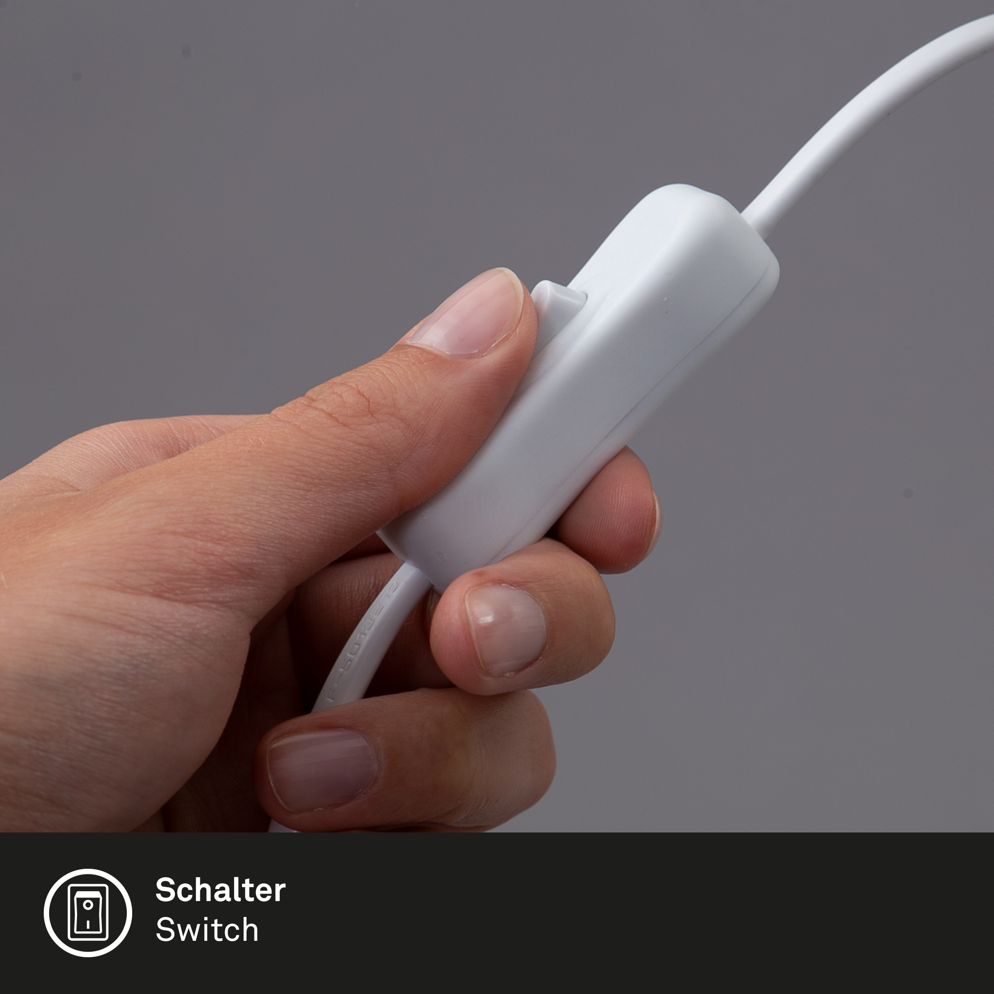 LED-Tischleuchte 'DAYLIGHT' Kunststoff weiß 44 x 23 x 12 cm