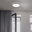 LED-Deckenleuchte Ø 29,3 cm 18 W 4000K 2400 lm flach rund schwarz