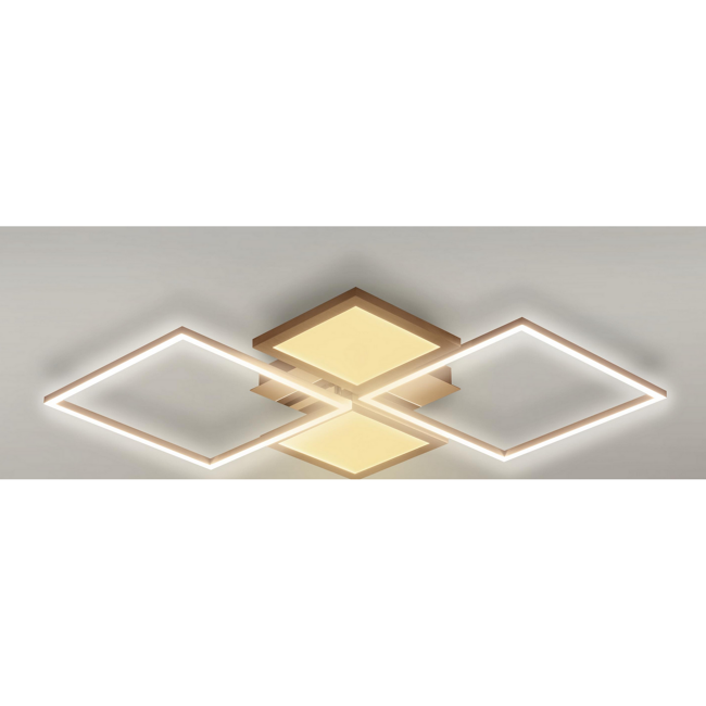 Bild von Deckenleuchte 'Frames' 3800 lm 65,2 x 64  x 7 cm