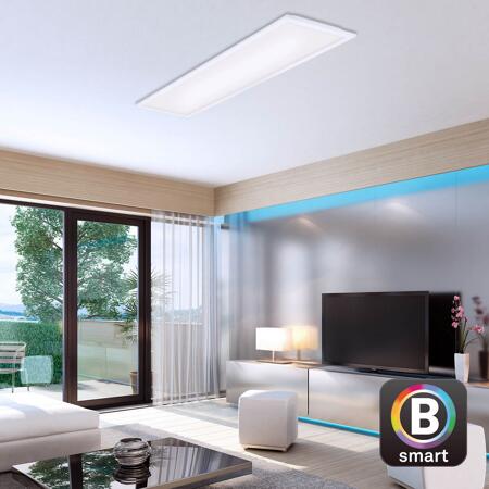 3. Bild von LED-Panel 'Piatto S' weiß 1000 x 250 x 66 mm 28 W 3000 lm WiFi