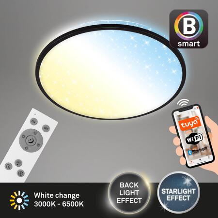 4. Bild von LED-Deckenleuchte 'Ivy Sky S' schwarz Ø 490 x 77 mm 42 W 4500 lm WiFi