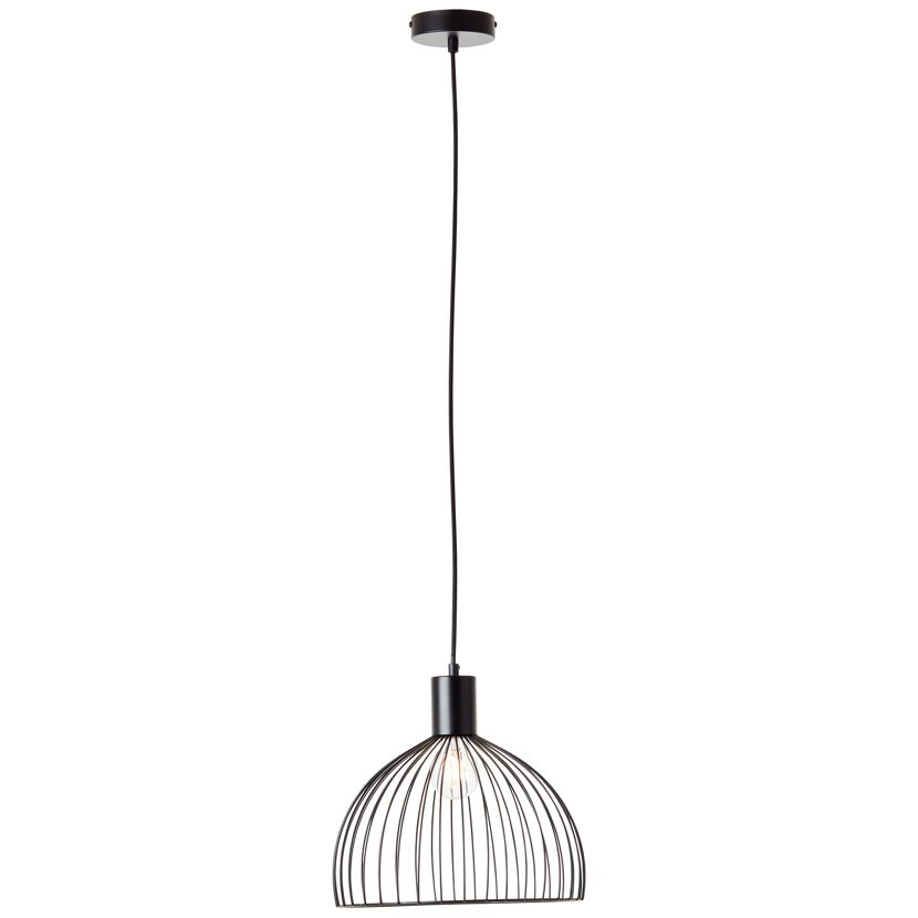 Pendelleuchte 'Blacky' schwarz Ø 30 cm